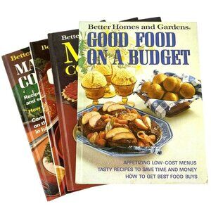Better Homes & Gardens Cookbook Set Of 4 Budget Friendly Make Ahead Fast Meals